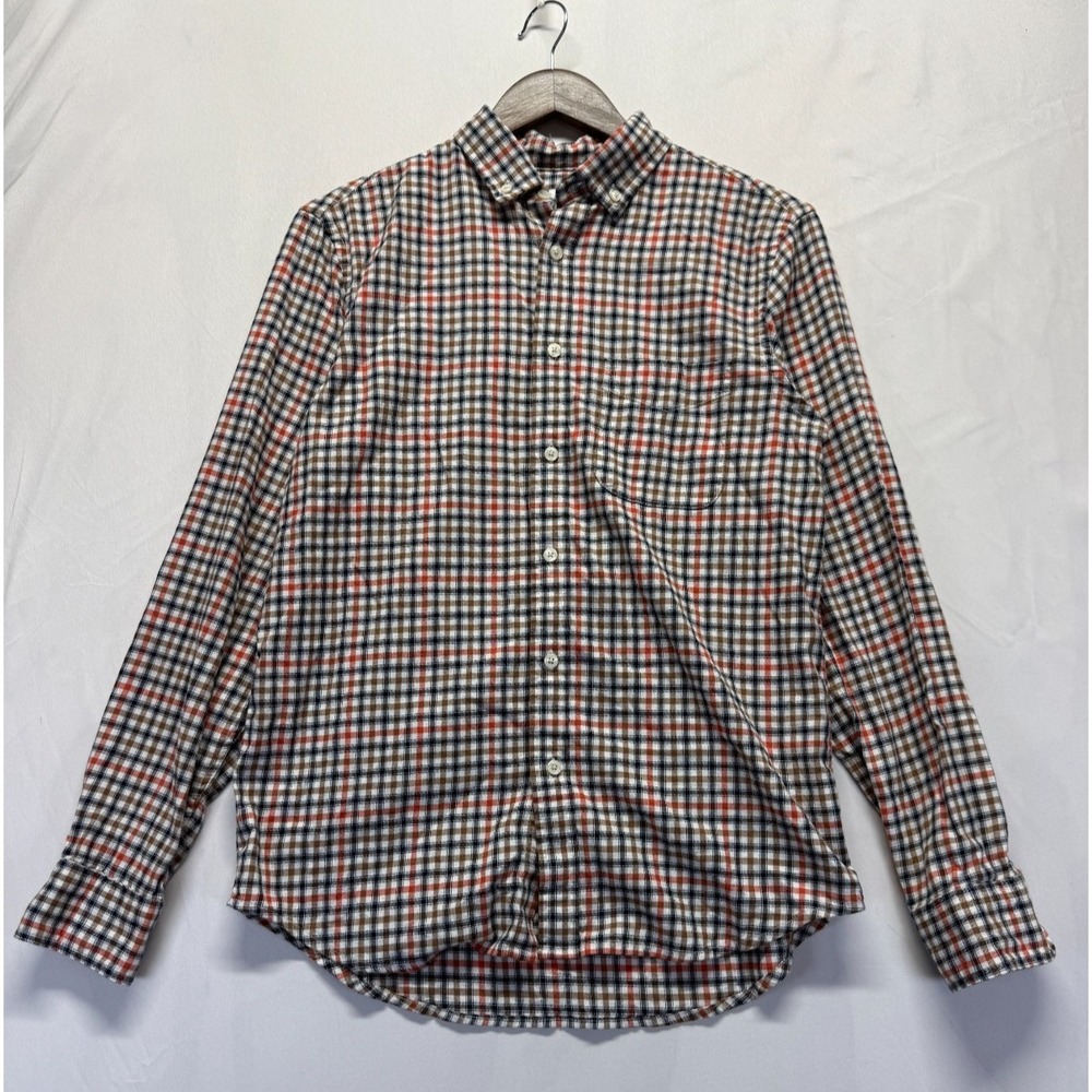 Old Navy Regular Fit Everyday Shirt Mens Small Multicolor Plaid Button Down